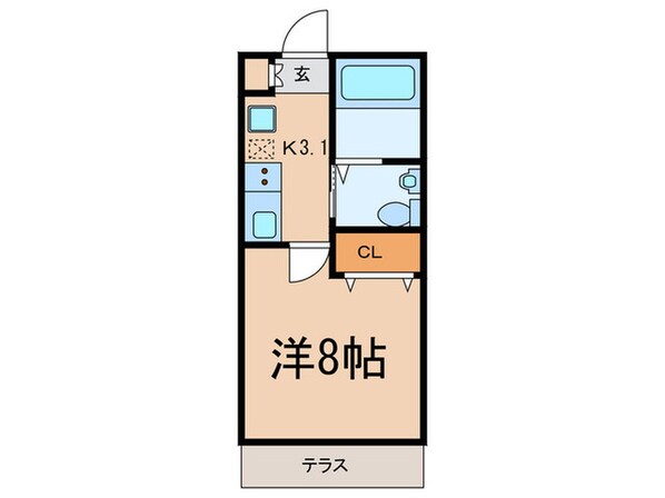 ヒルズ野見山の物件間取画像